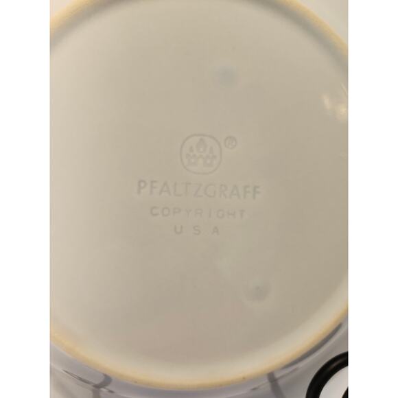 Pfaltzgraff Poetry Blue Rose Vintage 9" Rimmed Soup Pasta Veggie Bowl Glossy USA - Picture 7 of 10